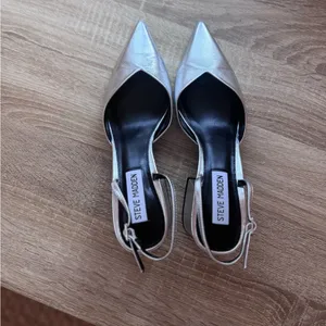 BRAND NEW IN BOX Steve Madden Courtnie Sling Back in Silver, Size 8 thumbnail 7