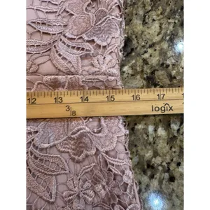 Xscape Evenings Floral Embroidery Off the Shoulder Sheath Gown Blush Size 10 thumbnail 10
