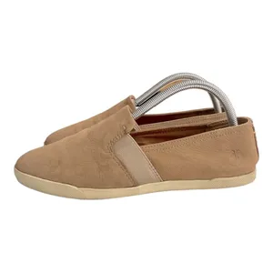 Frye Womens Size 8 M Lisa Slip On Leather Sneakers Tan Casual Flats thumbnail 2