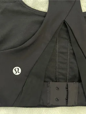 lululemon athletica Invigorate Black Sports Bra activewear yoga Pilates gym 2 thumbnail 5