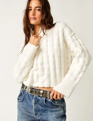 Free People Care FP Soul Searcher Mock Neck Jumper *SOLD OUT* thumbnail 1
