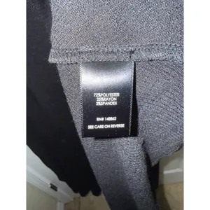 Torrid L 12 Black Sweetheart Rib Knit Fit Flare Dress Pockets NWT thumbnail 14