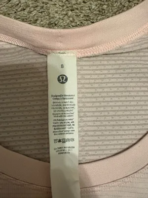 Lululemon Swiftly Tech Short Sleeve light pink thumbnail 4