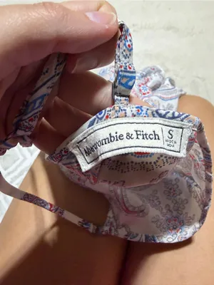 Abercrombie & fitch Paisley Print Spaghetti Strap Tank small thumbnail 8