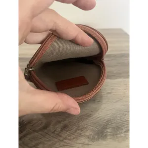 Mcm Vintage Round Coin Purse Wallet Monogram Visetos Circle Pouch thumbnail 6