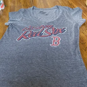 Vintage Boston Red Sox Tee Gray Size L thumbnail 1