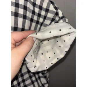 Madewell Courier Button-Back Shirt in‎ Double-Faced Plaid Size S Short Sleeve thumbnail 3