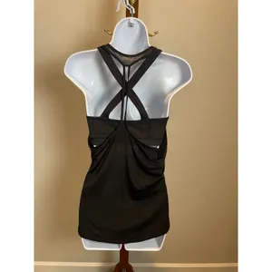 Athleta Racerback Tank With Built‑In Sports Bra Black Size S thumbnail 2