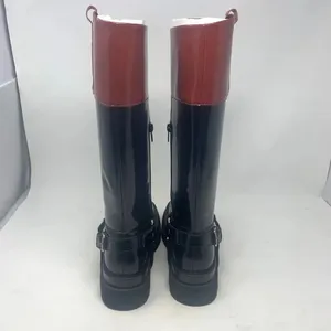 Jeffrey Campbell Friesian Riding Boots‎ Black Brown Size US 7.5 thumbnail 7