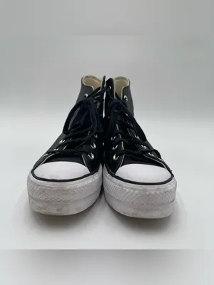CONVERSE Chuck Taylor All Star Lift Platform Leather High-Top Women's 10 Shoes thumbnail 5