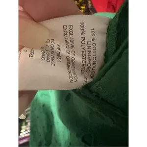 My Michelle green halter style dress, 100% cotton thumbnail 8