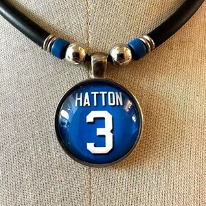 Hatton Football Jersey Pendant Necklace thumbnail 2