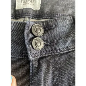 Hudson Beth Baby Bootcut Womens Size 27 Dark Wash Flap Pocket Jeans Denim USA‎ thumbnail 4