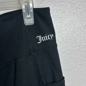 Juicy Couture Sport Women Black Yoga‎ Activewear Athletic Capri leggings size M thumbnail 4