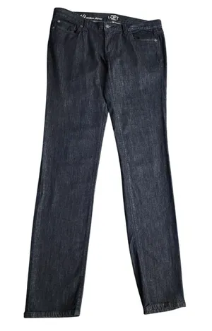 Loft Modern Skinny Jeans Womens 10 Dark Indigo Solid Slim Fit‎ Stretch thumbnail 1