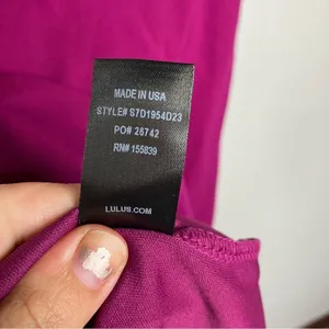 Lulus magenta sexy skater dress size‎ medium thumbnail 6