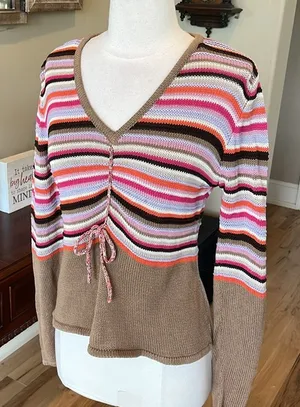 Paw By Cousin Johnny Anthropologie Sweater Crochet thumbnail 1