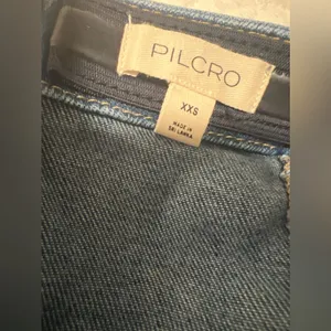 Pilcro Anthropologie $158 The Madi Front Slit Denim‎ Strapless Dress Western Y2K thumbnail 9