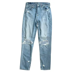 American Eagle Outfitters Light Blue Mom Jeans 4 Long thumbnail 6