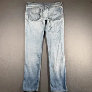 Rag & Bone Dre Boyfriend Jeans Womens 28 Blue Light Wash Mid Rise Distressed thumbnail 11