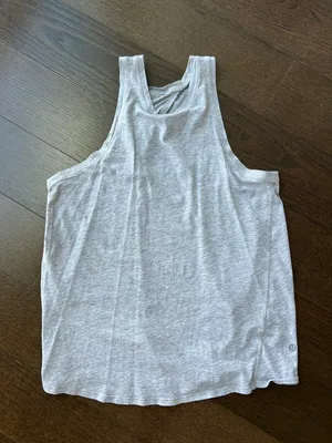 Lululemon grey tie back tank thumbnail 1