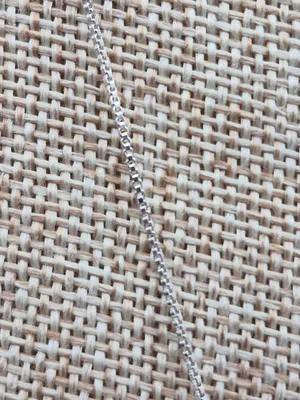 925 Sterling Silver Box Chain Pendant Necklace Dainty 30" Colorful Crystal Cross thumbnail 5
