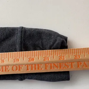 Lululemon Cowl‎ Neck Long Sleeve Sweatshirt Charcoal Grey Womens Sz M thumbnail 7