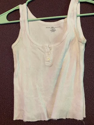 Brandy Melville White Tank Top thumbnail 1