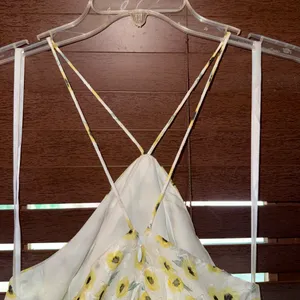 NWT $170 Anthropologie x Hutch Yellow Motif Ditsy Floral Seaside Romper 6 thumbnail 10