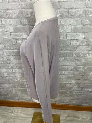 Lululemon Every Moment Crew Lavender Grey thumbnail 2