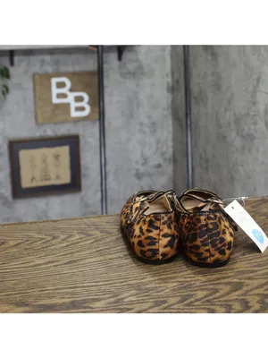 A New Day Mary Jane Ballet Flats with Buckle Strap Leopard Brown Multi 7.5M thumbnail 4