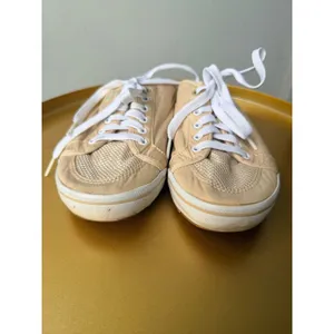 Keds Womens Tan Canvas Mesh Lace Up Mule Sneakers WF58121‎ Size 8.5 thumbnail 5