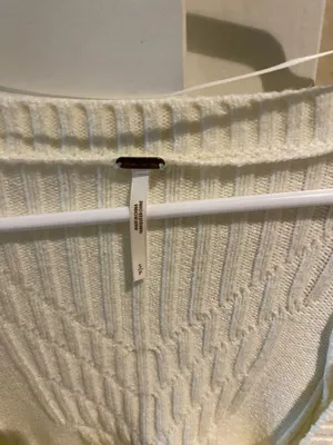 Free People Cream Long Sleeve Sweater Knit mini dress, size S thumbnail 5