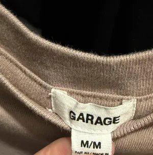 Garage Light Brown Scrunch Crop Top thumbnail 3