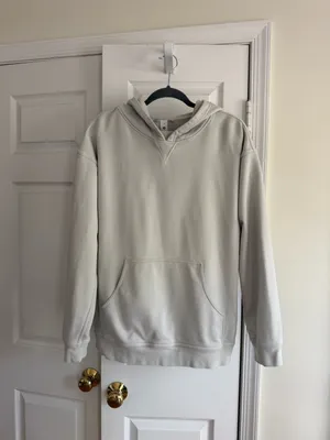 lululemon All Yours Hoodie French Terry 100% Cotton Gray - Size 12 thumbnail 11