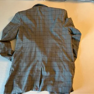 a new day Gray Plaid Blazer size Medium preppy thumbnail 11