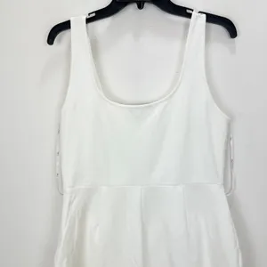 Lulus Always Admired White Sleeveless Mini Dress Ponte Stretch Knit XL NWT thumbnail 11
