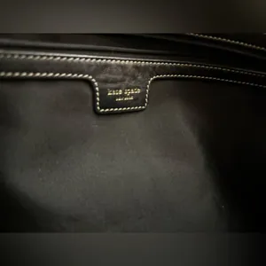 Kate Spade Stylish‎ Black and Cream Large Tote Bag thumbnail 6