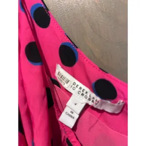 Derek Lam 10 Crosby Taula Pink Polka Dot One Shoulder Dress Size 4 MSRP $495 thumbnail 4