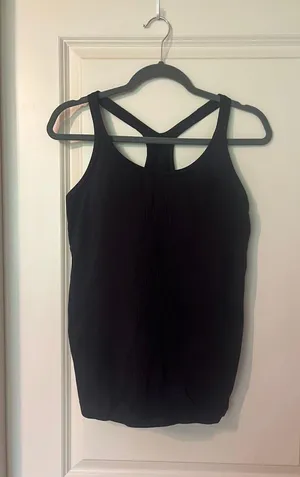 Black Lululemon Ebb To Street Tank thumbnail 1