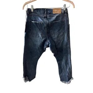 NWT One Teaspoon Sz 26 Pink Ford Lonely Boy Low Waist Straight Leg Cropped Jeans thumbnail 4