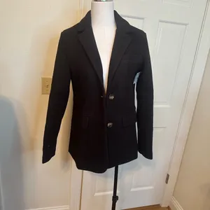 WOMEN’S Black Wool Blend Coast Size Small EUC thumbnail 2