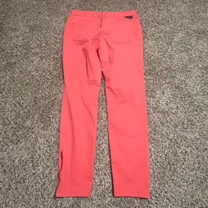 Boden Womens Coral Pink Slim Ankle Zip Pants Size US 8R WC145 Mid Rise Cotton thumbnail 5