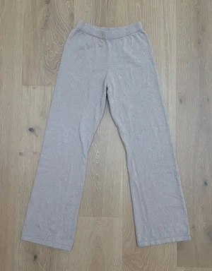 White Fox Pants Elasticated Waist Straight Leg Size M Light Tan thumbnail 1