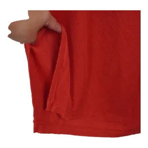 We The Free People Red Thermal Top Women Medium Thumbhole Slit Gorpcore thumbnail 6