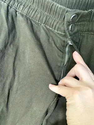 Madden Girl Womens Cargo Jogger Pants Olive Green Size XL thumbnail 4