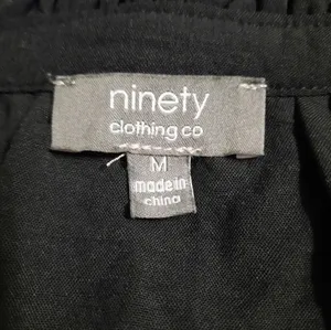 Ninety Clothing Co Sleeveless Black Blouse Size Medium thumbnail 4