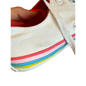 Converse Chuck Taylor All Star Ox Rainbow Stripe Canvas Sneakers thumbnail 8