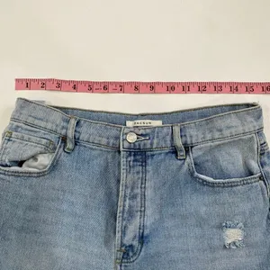 PacSun High Rise Distressed Denim Shorts Light Wash Size 29 thumbnail 8