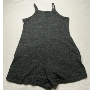 Nike Sportswear Gym Vintage Romper Dark Grey Heather‎ Small CJ1694-010 thumbnail 2